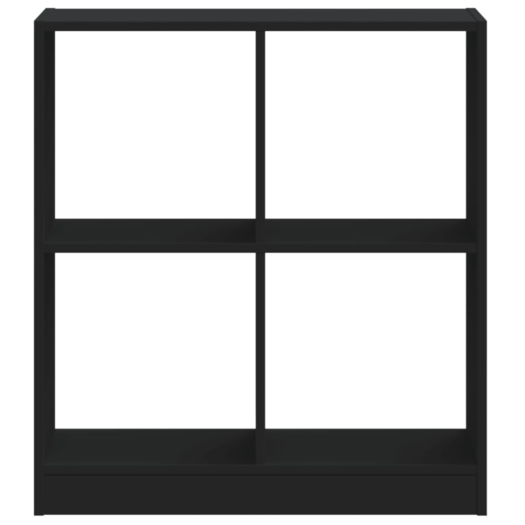 Bibliothèque noire 68,5x32x75 cm en bois