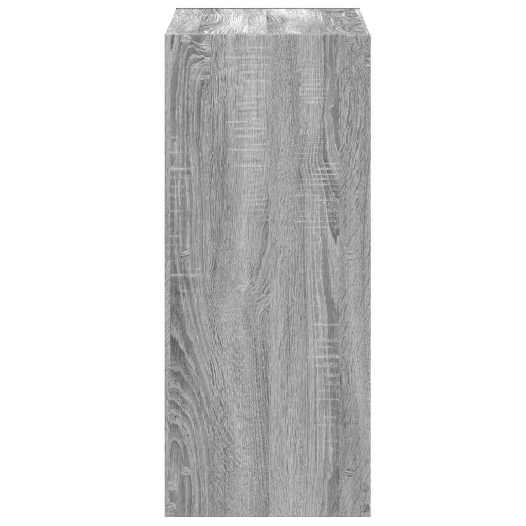 Bookshelf Grey Sonoma 68.5x32x75 cm Wood Material