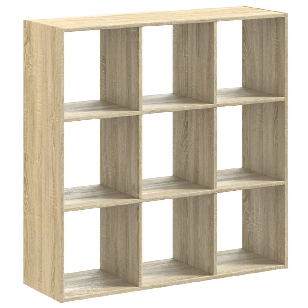 Bibliothèque chêne Sonoma 102x32x102 cm matériau bois