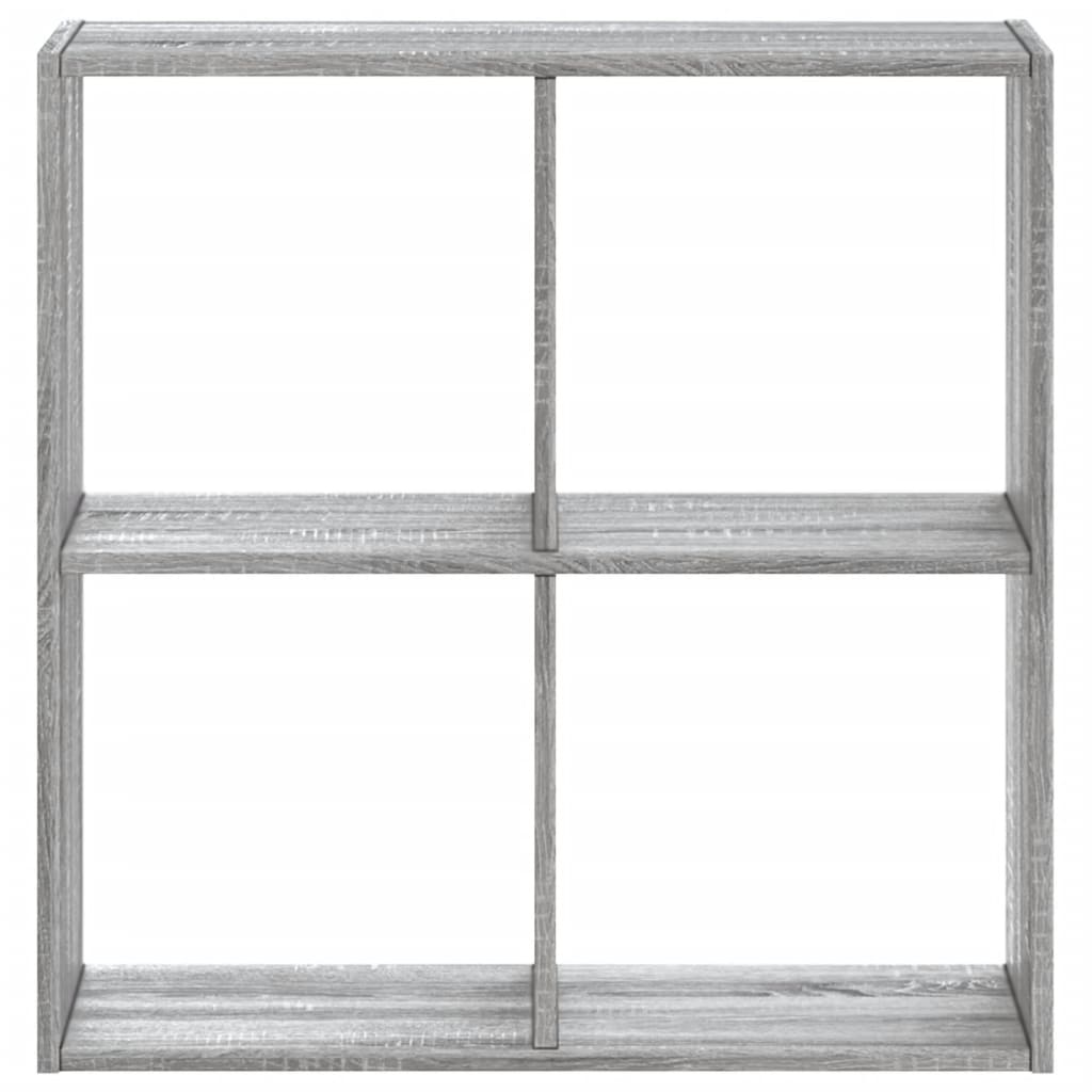 Bookshelf Gray Sonoma 68.5x32x68.5 cm Wood Material