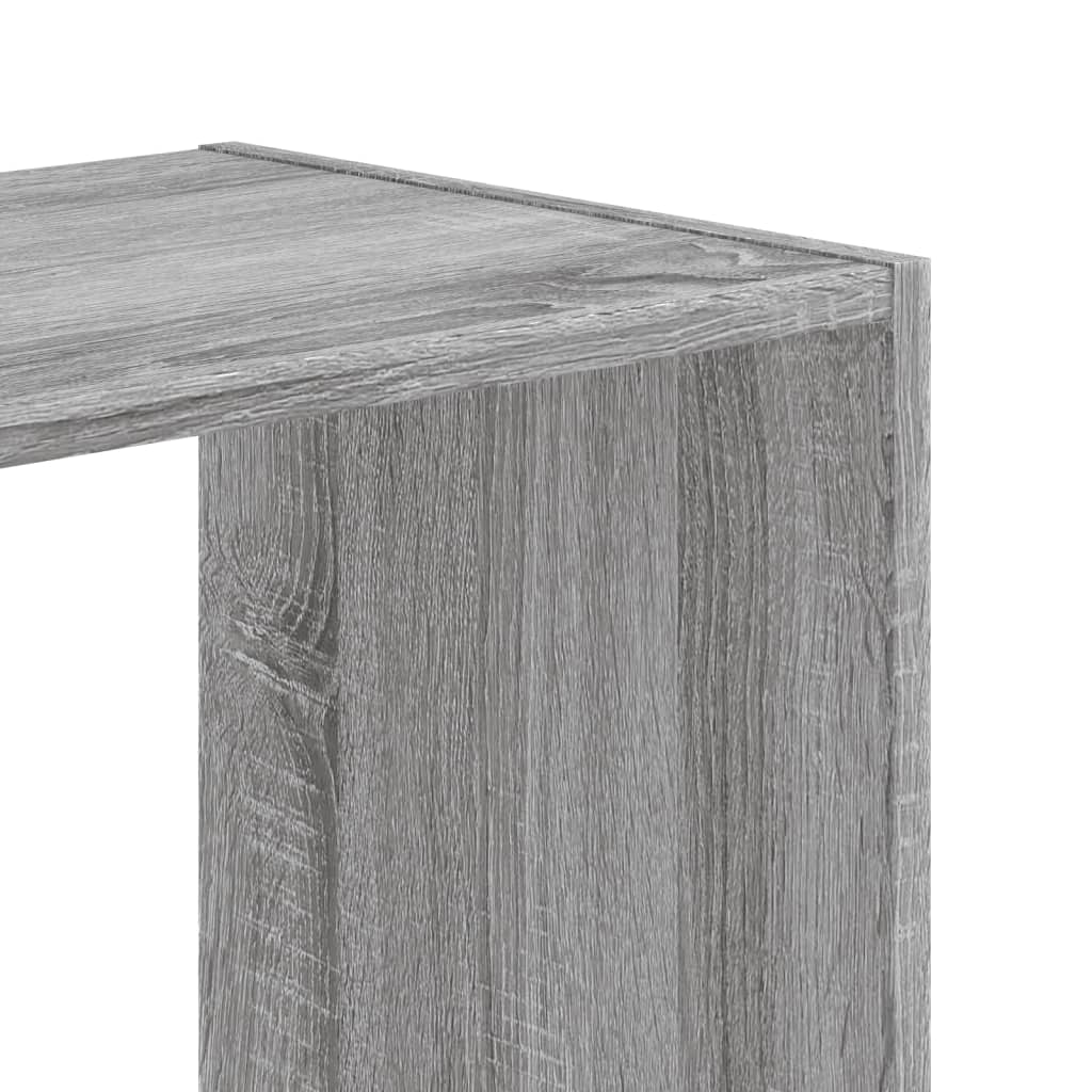Bookshelf Gray Sonoma 68.5x32x68.5 cm Wood Material