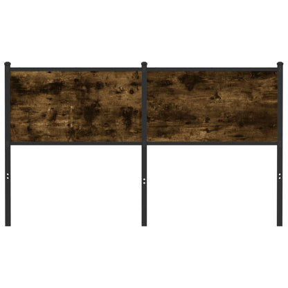 Ersatz-Kopfteil Räuchereiche 140 cm Holzwerkstoff und Stahl