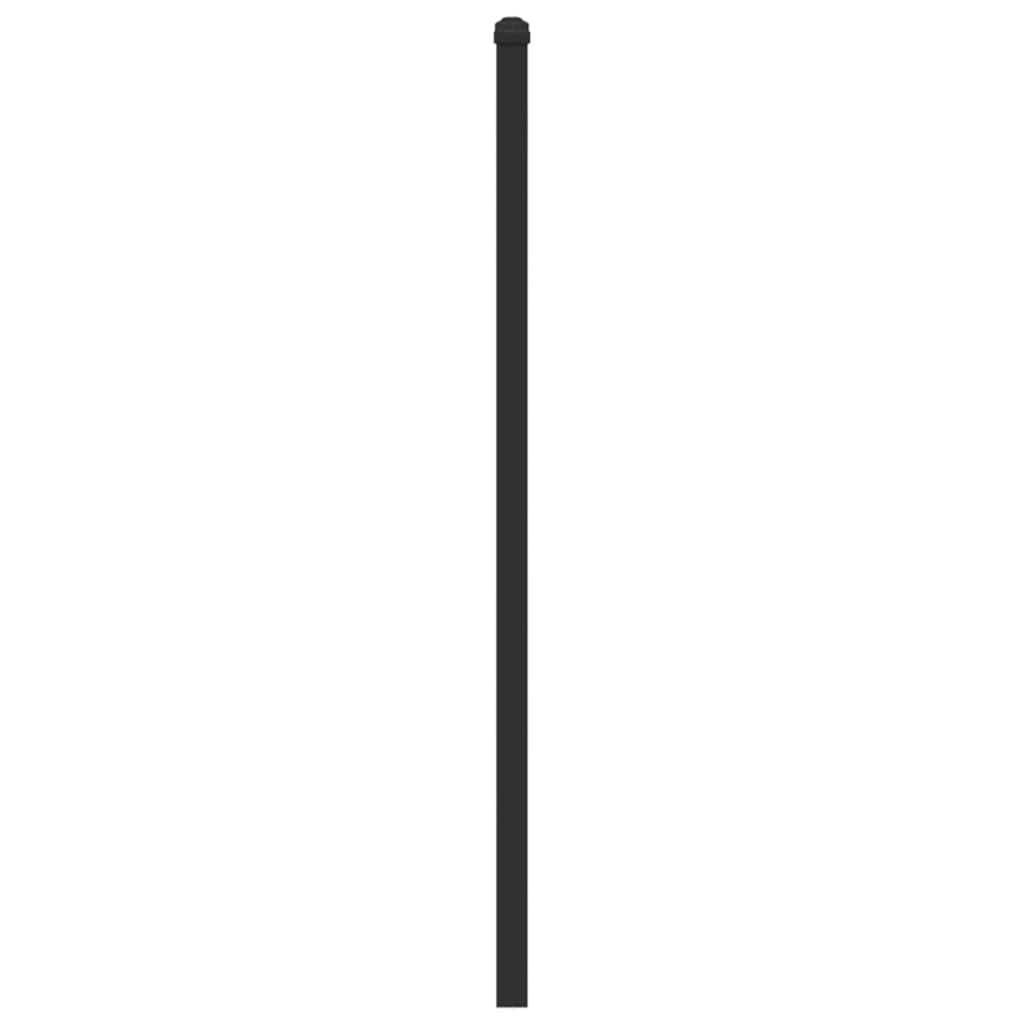 Ersatz-Kopfteil Räuchereiche 140 cm Holzwerkstoff und Stahl
