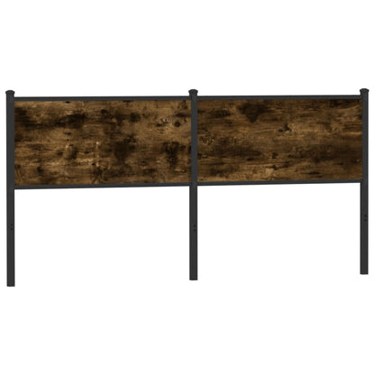 Ersatz-Kopfteil Räuchereiche 180 cm Holzwerkstoff und Stahl