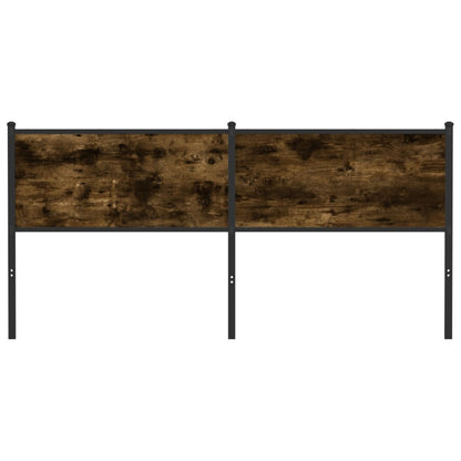 Ersatz-Kopfteil Räuchereiche 180 cm Holzwerkstoff und Stahl
