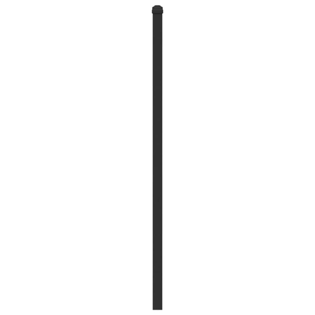 Ersatz-Kopfteil Braun Eichen-Optik 80 cm Holzwerkstoff und Stahl