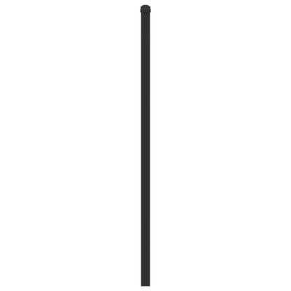 Ersatz-Kopfteil Braun Eichen-Optik 190 cm Holzwerkstoff und Stahl