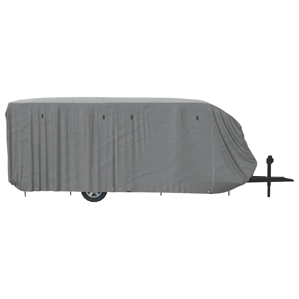 Schutzhülle für Wohnwagen Grau 732x250x220 cm Vliesstoff