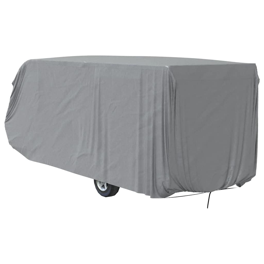 Schutzhülle für Wohnwagen Grau 732x250x220 cm Vliesstoff