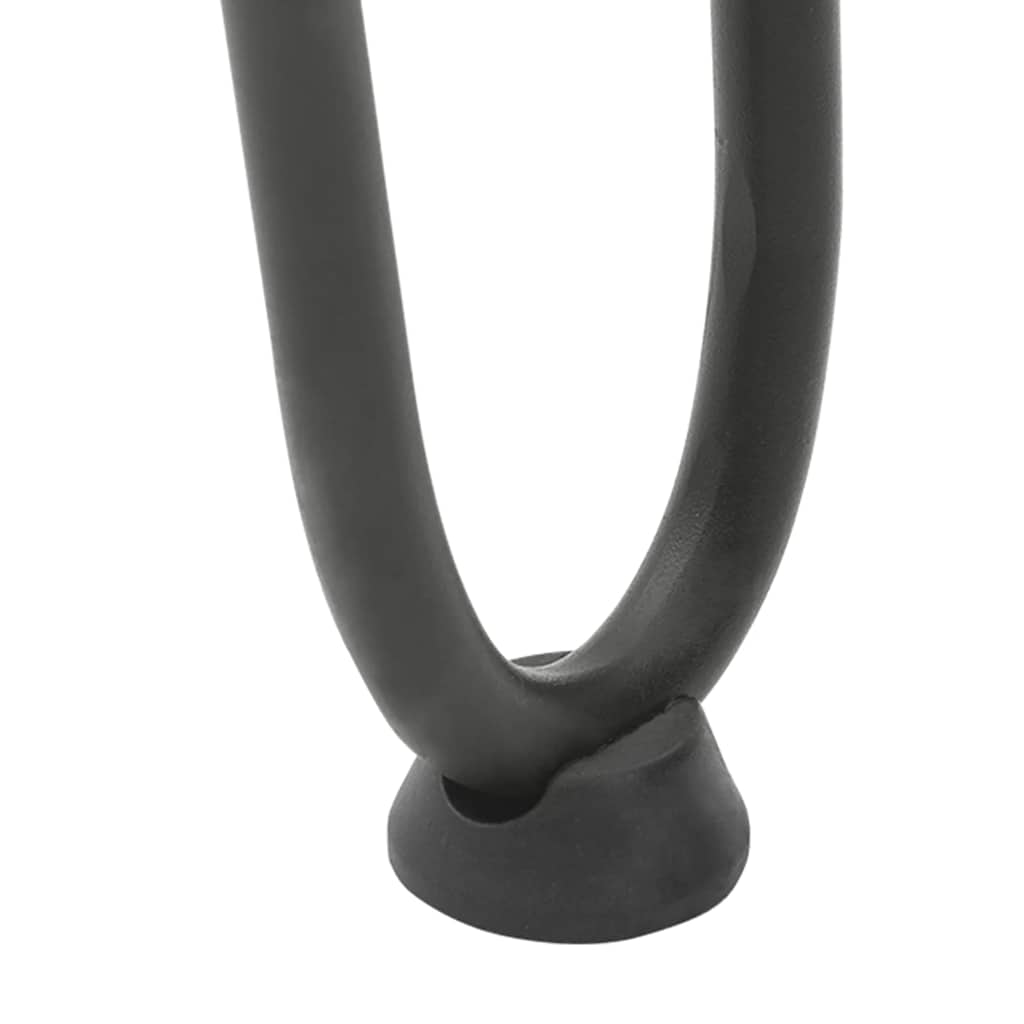 Haarnadelbeine für Couchtisch 4 Stk. Anthrazit 10 cm Massivstahl