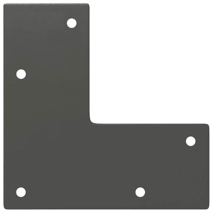Haarnadelbeine für Couchtisch 4 Stk. Anthrazit 42 cm Massivstahl