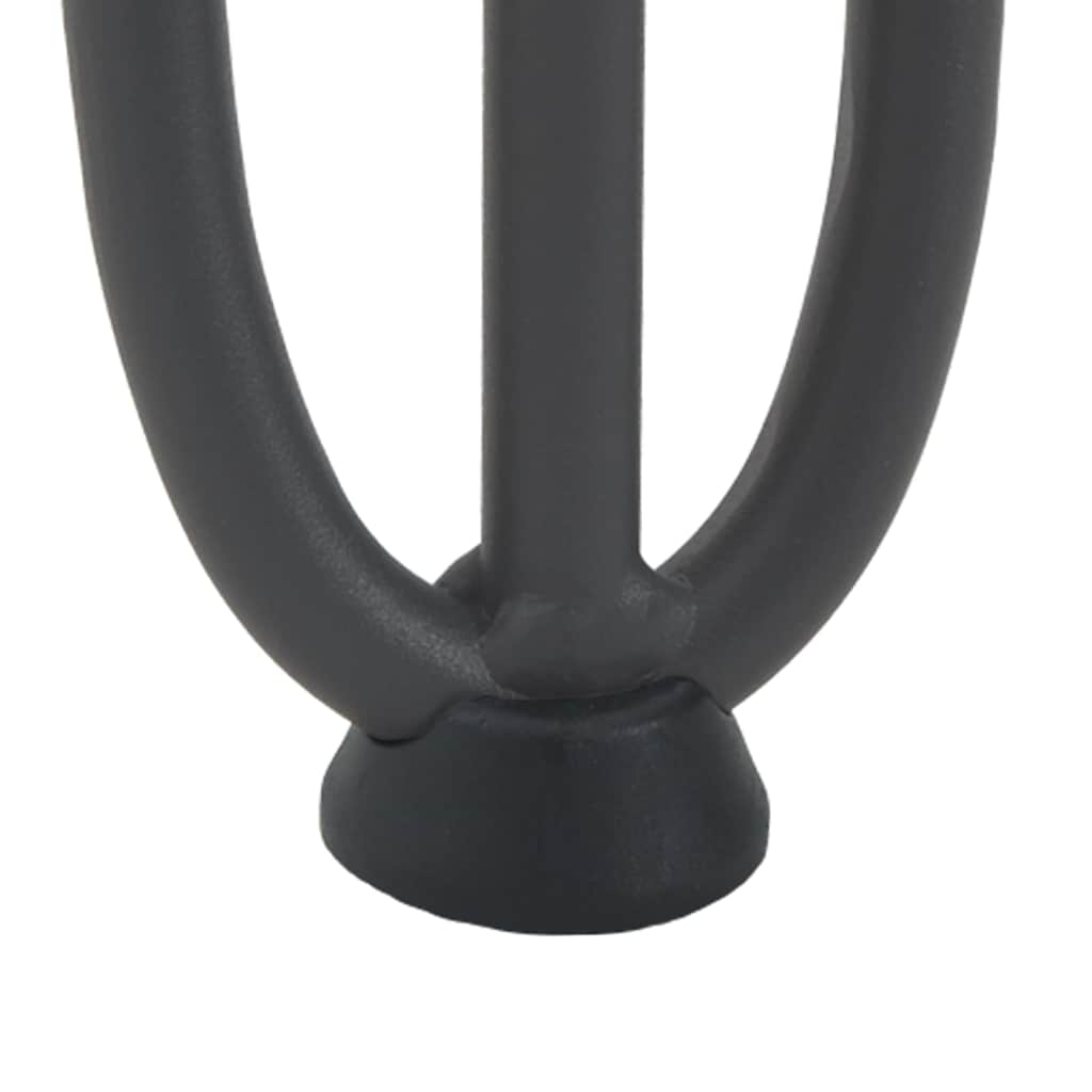 Pieds épingles à cheveux pour table basse, 4 pièces, anthracite, 30 cm, acier massif
