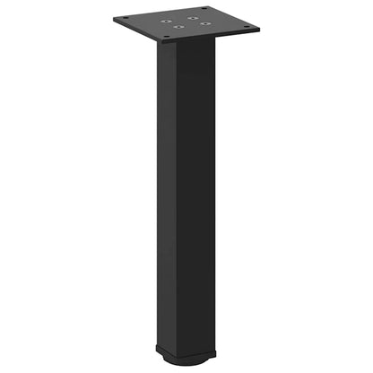 Couchtischbeine 4 Stk. Schwarz 30-32 cm Stahl