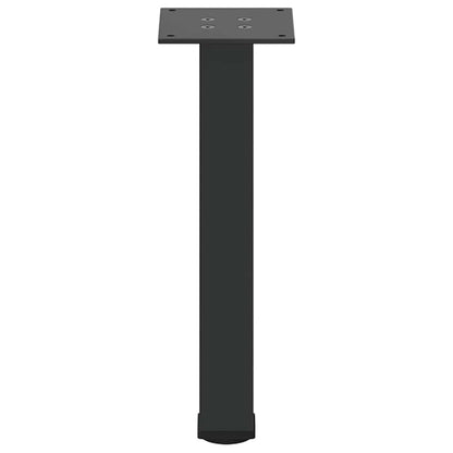 Couchtischbeine 4 Stk. Schwarz 30-32 cm Stahl
