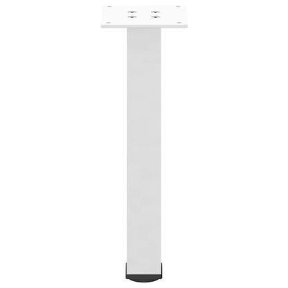 Couchtischbeine 4 Stk. Weiß 30-32 cm Stahl