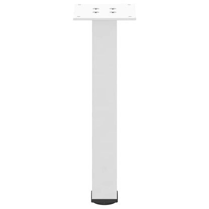 Couchtischbeine 4 Stk. Weiß 30-32 cm Stahl
