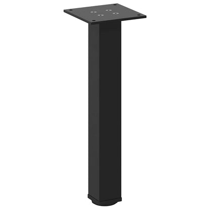 Couchtischbeine 4 Stk. Schwarz 42-44 cm Stahl