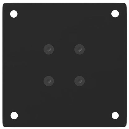 Couchtischbeine 4 Stk. Schwarz 42-44 cm Stahl