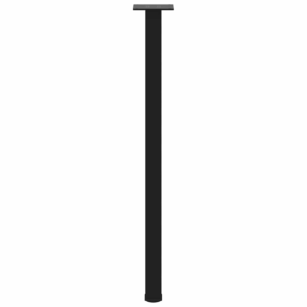 Konsolentischbeine 4 Stk. Schwarz 72-74 cm Stahl