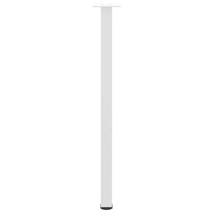 Konsolentischbeine 4 Stk. Weiß 72-74 cm Stahl