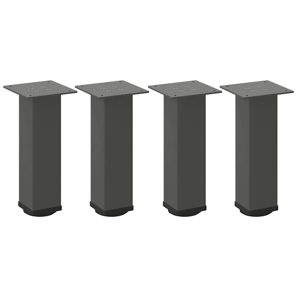 Coffee table legs 4 pcs. Anthracite 30-32 cm steel