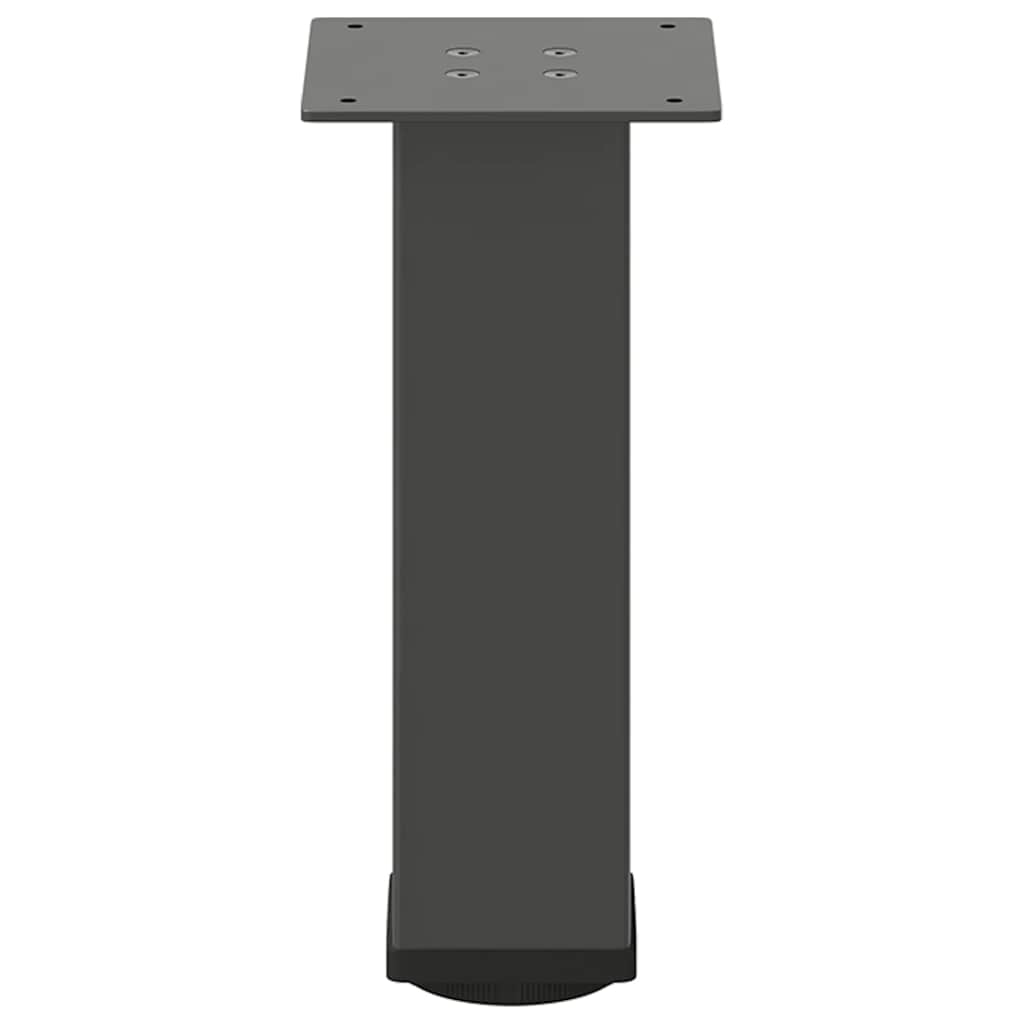 Coffee table legs 4 pcs. Anthracite 30-32 cm steel