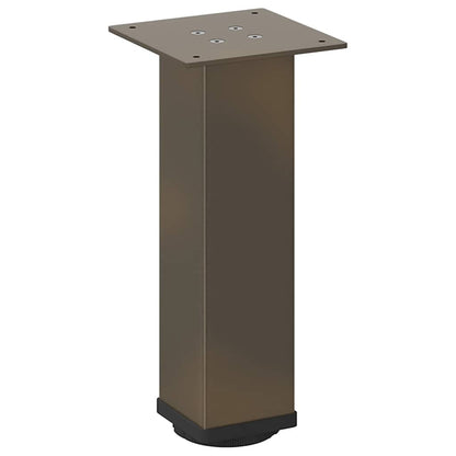 Couchtischbeine 4 Stk. Naturstahl 30-32 cm Stahl