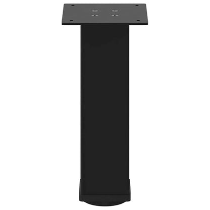Couchtischbeine 4 Stk. Schwarz 42-44 cm Stahl