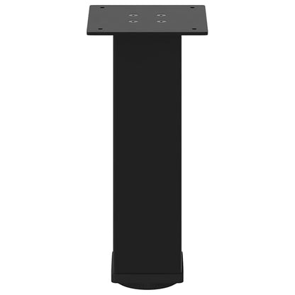 Couchtischbeine 4 Stk. Schwarz 42-44 cm Stahl
