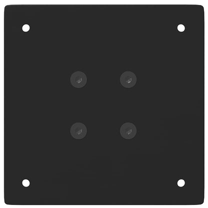 Couchtischbeine 4 Stk. Schwarz 42-44 cm Stahl