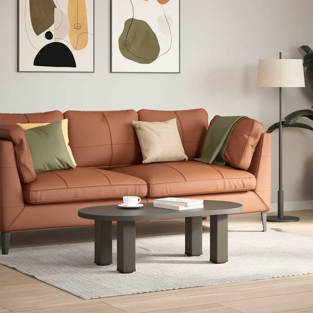Coffee table legs 4 pcs. natural steel 42-44 cm steel