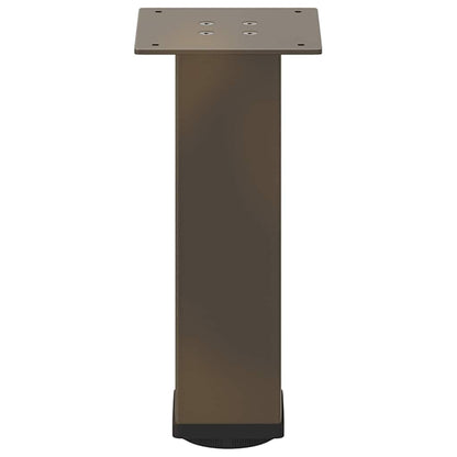 Couchtischbeine 4 Stk. Naturstahl 42-44 cm Stahl