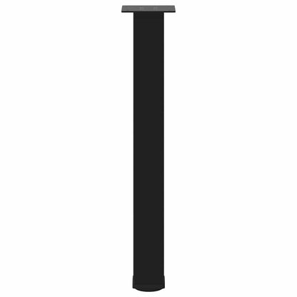 Konsolentischbeine 4 Stk. Schwarz 72-74 cm Stahl