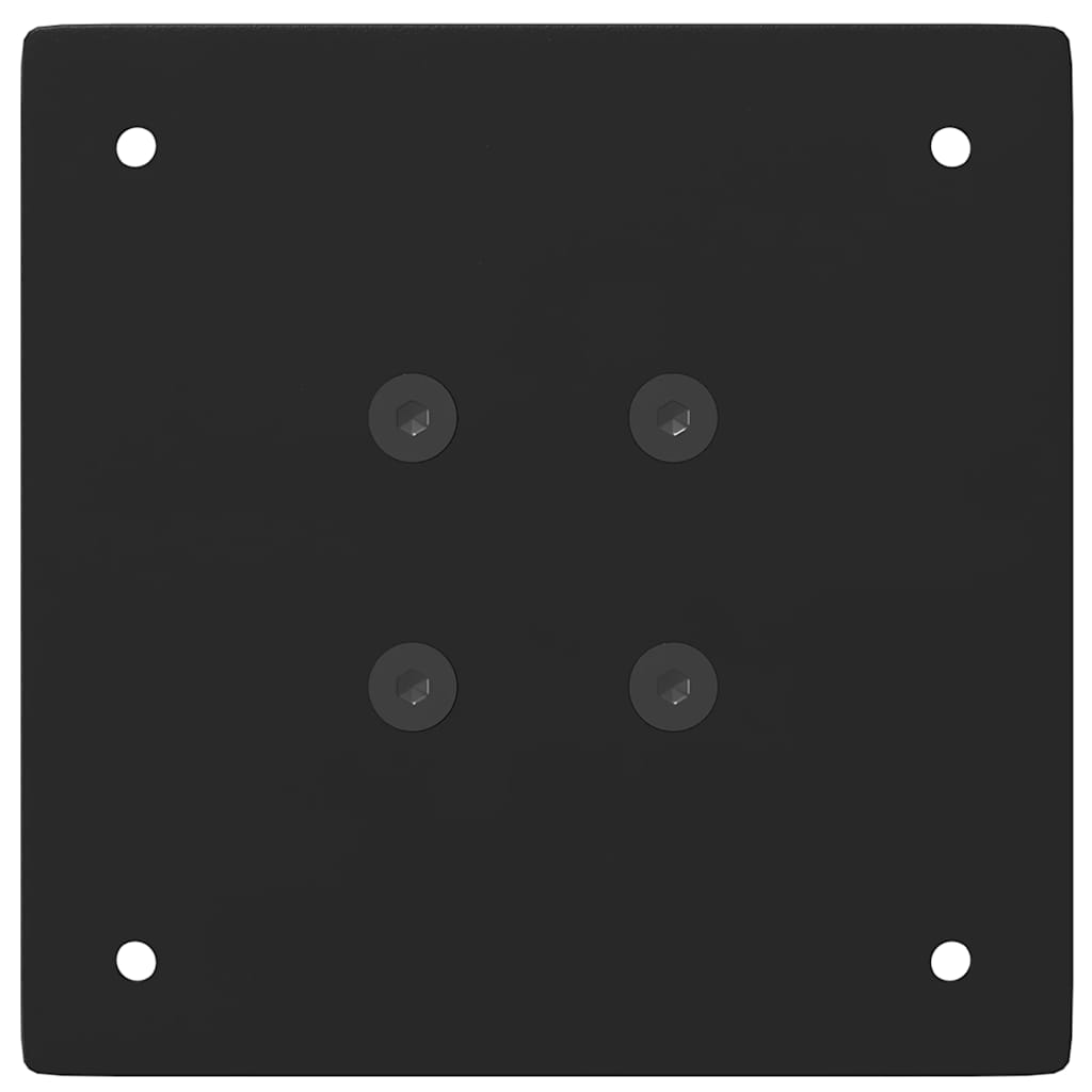 Konsolentischbeine 4 Stk. Schwarz 72-74 cm Stahl