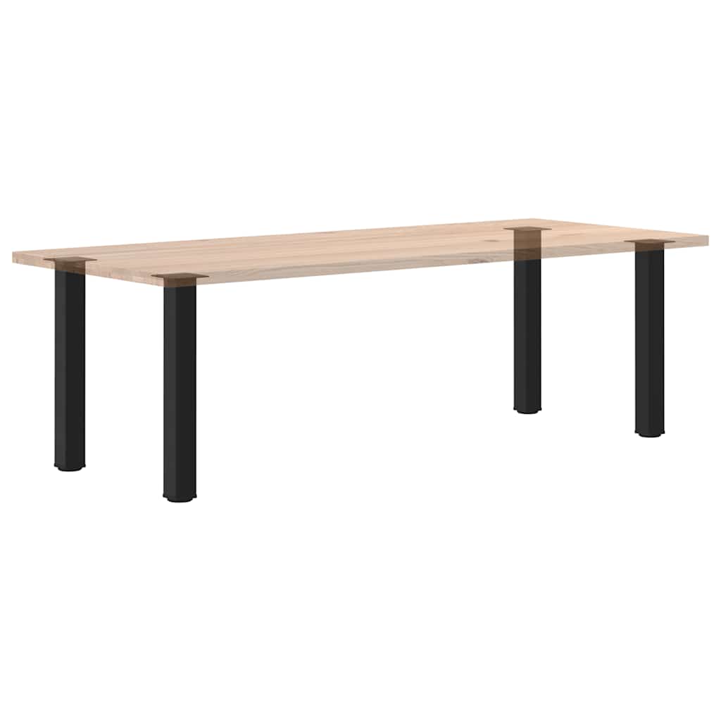 Konsolentischbeine 4 Stk. Schwarz 72-74 cm Stahl