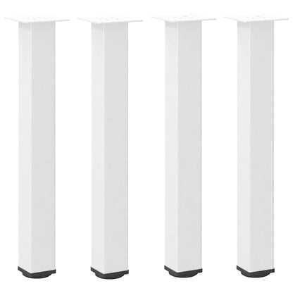 Konsolentischbeine 4 Stk. Weiß 72-74 cm Stahl