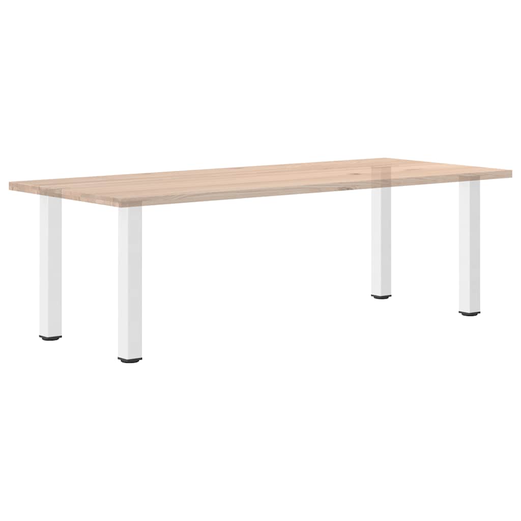 Konsolentischbeine 4 Stk. Weiß 72-74 cm Stahl