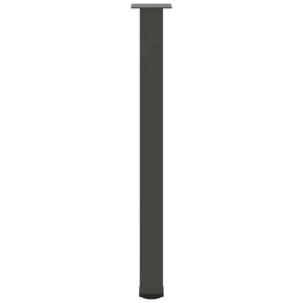 Bartischbeine 4 Stk. Anthrazit 90-92 cm Stahl