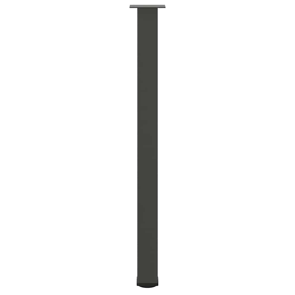 Bartischbeine 4 Stk. Anthrazit 110-112 cm Stahl
