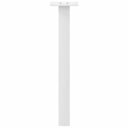 Couchtischbeine 4 Stk. Weiß 30 cm Stahl