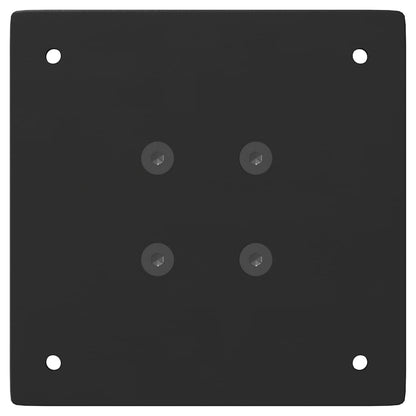 Couchtischbeine 4 Stk. Schwarz 42 cm Stahl