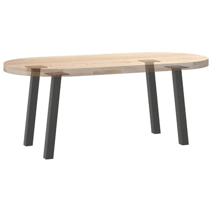 Couchtischbeine 4 Stk. Anthrazit 42 cm Stahl