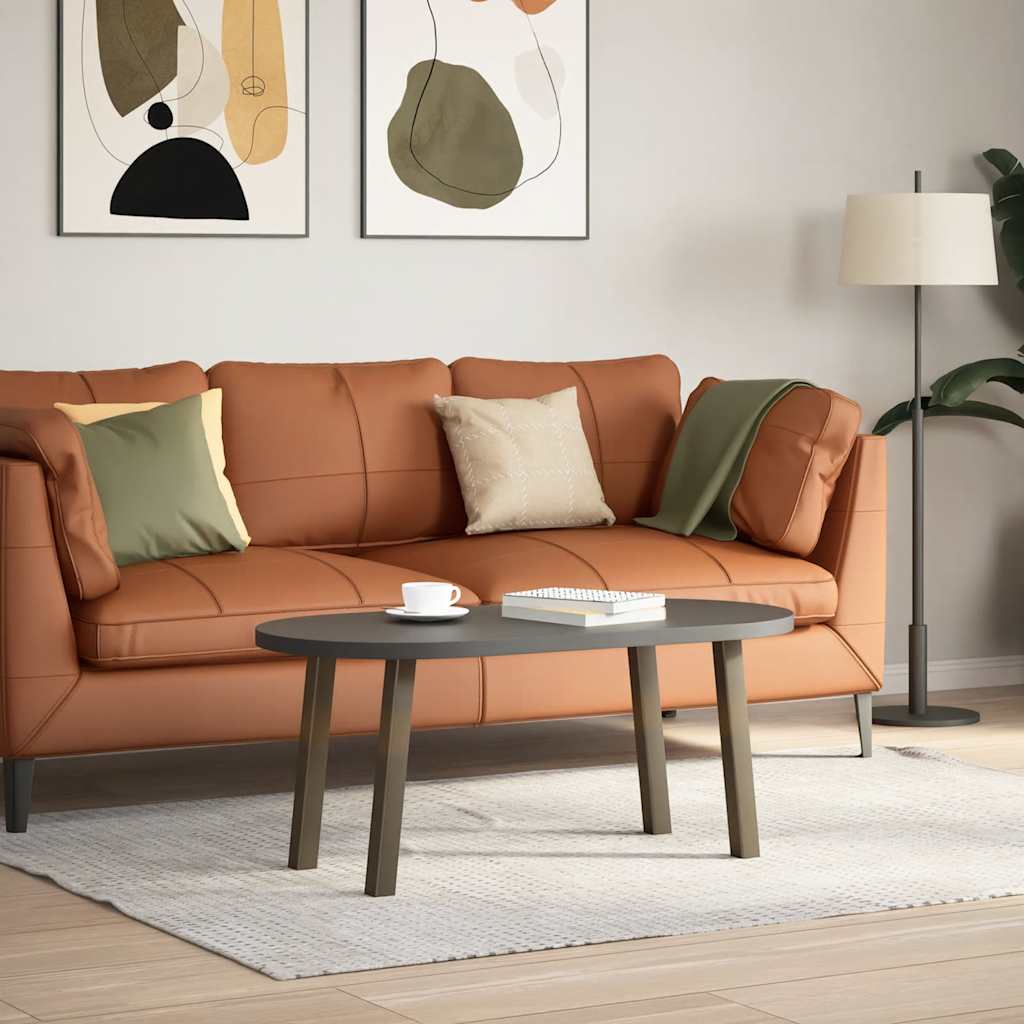 Coffee table legs 4 pcs. natural steel 42 cm steel