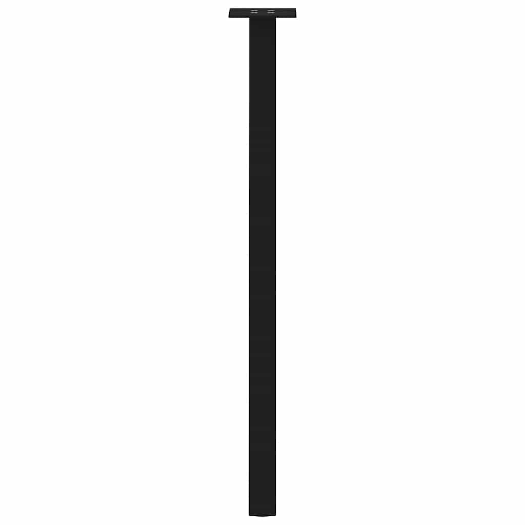 Konsolentischbeine 4 Stk. Schwarz 72 cm Stahl