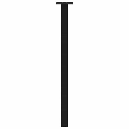 Konsolentischbeine 4 Stk. Schwarz 72 cm Stahl