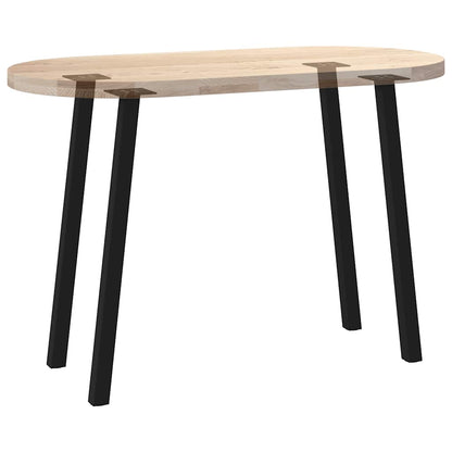 Konsolentischbeine 4 Stk. Schwarz 72 cm Stahl