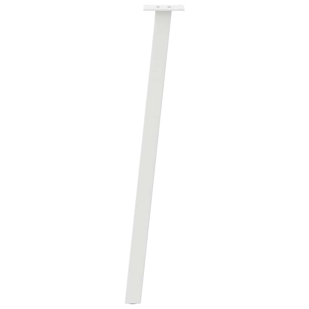 Konsolentischbeine 4 Stk. Weiß 72 cm Stahl