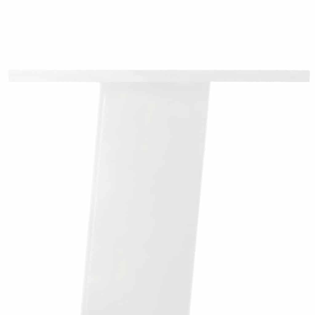 Konsolentischbeine 4 Stk. Weiß 72 cm Stahl