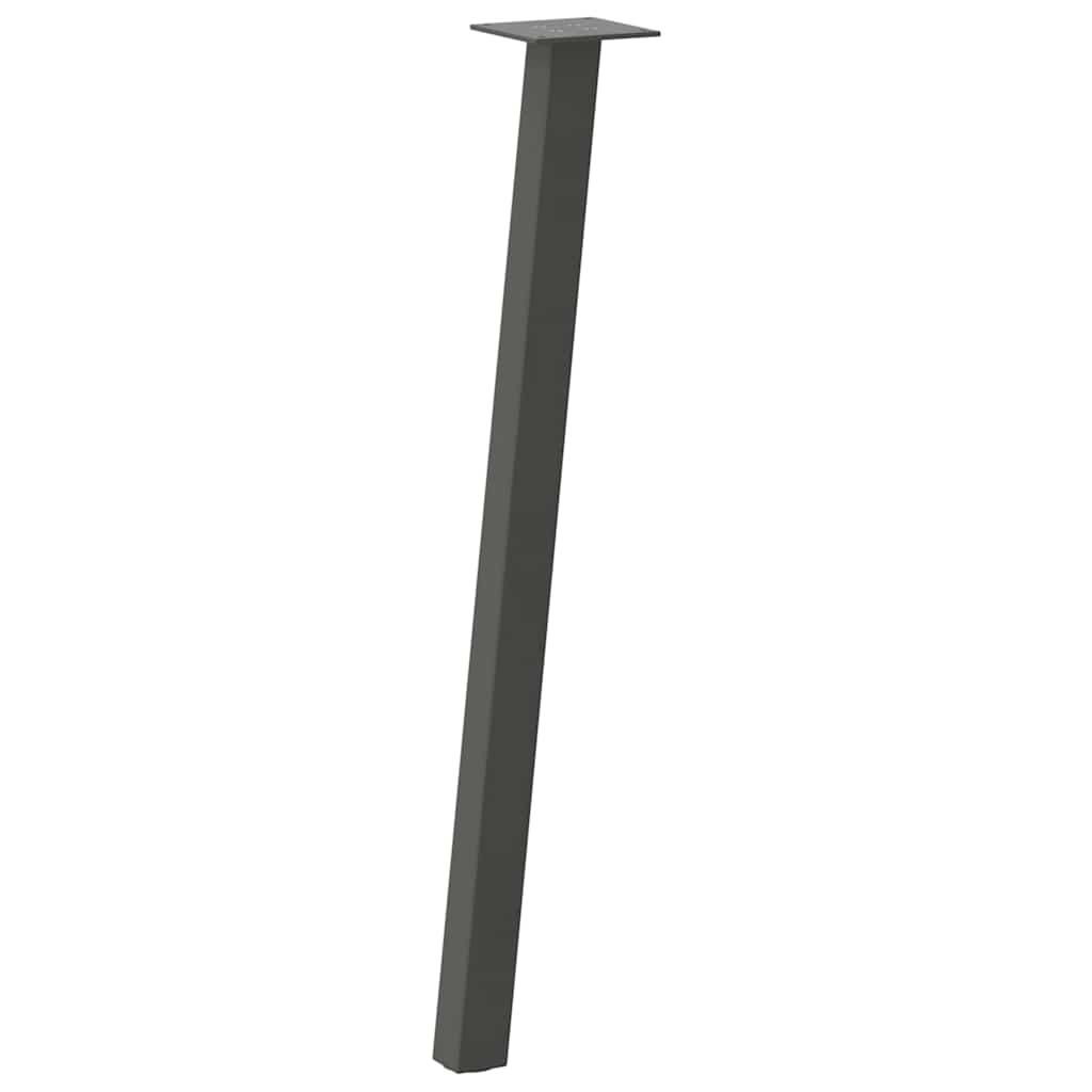 Konsolentischbeine 4 Stk. Anthrazit 72 cm Stahl
