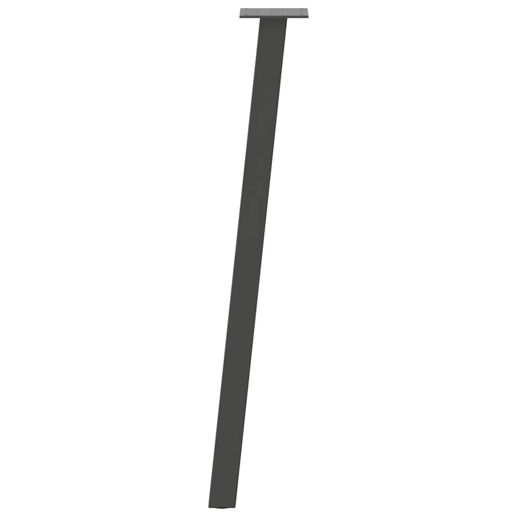 Konsolentischbeine 4 Stk. Anthrazit 72 cm Stahl